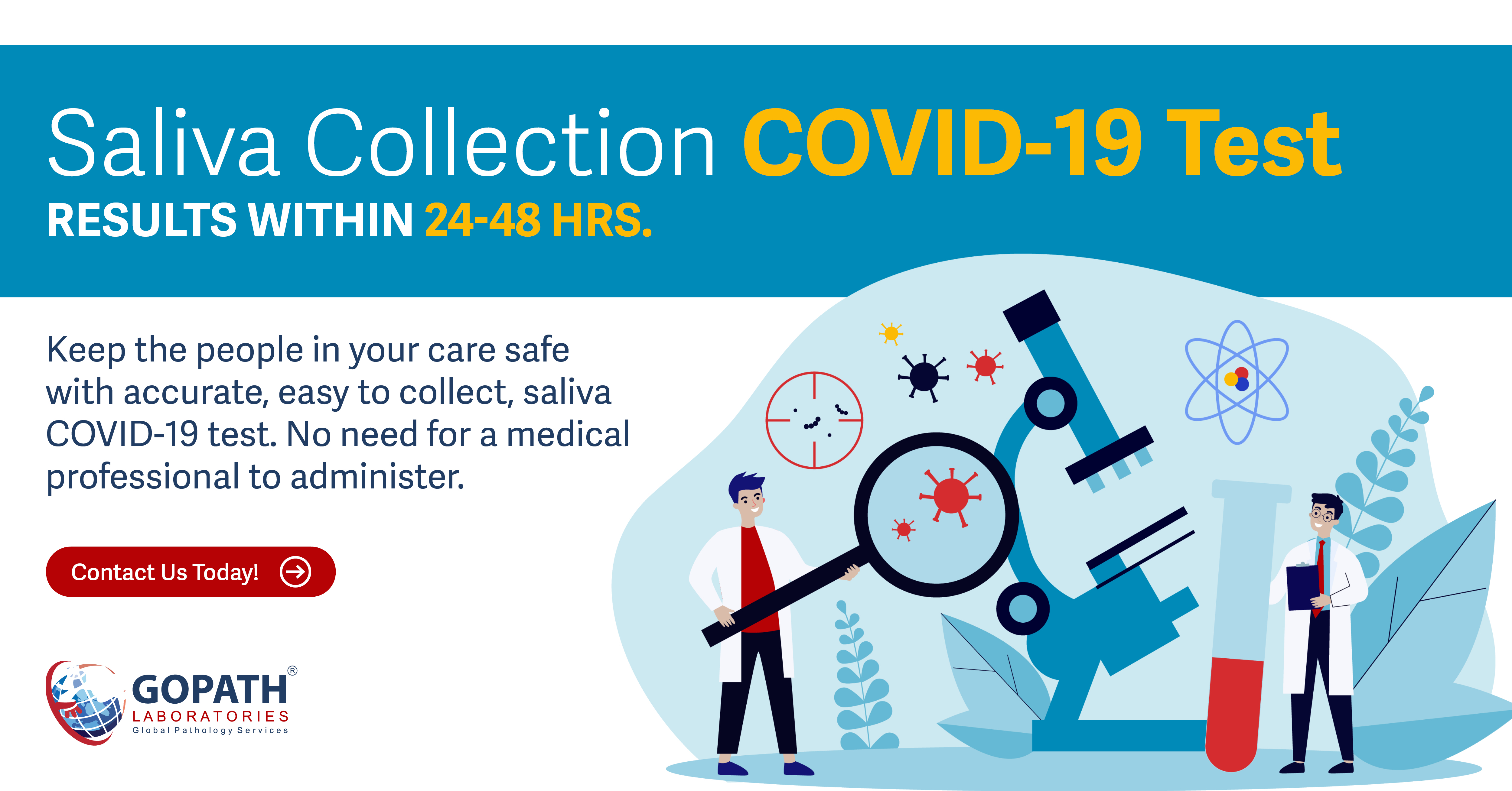 GoPath Labs offers COVID-19 real time PCR testing
